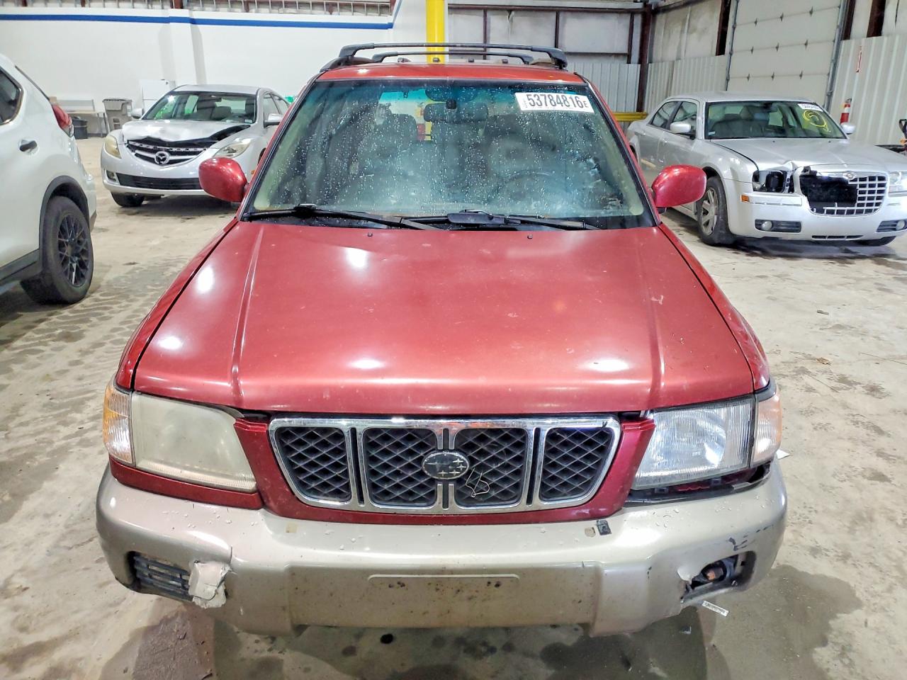 2001 Subaru Forester S Burgundy vin: JF1SF65581H745912
