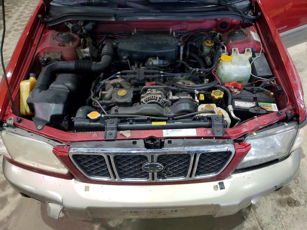 2001 Subaru Forester S Burgundy vin: JF1SF65581H745912