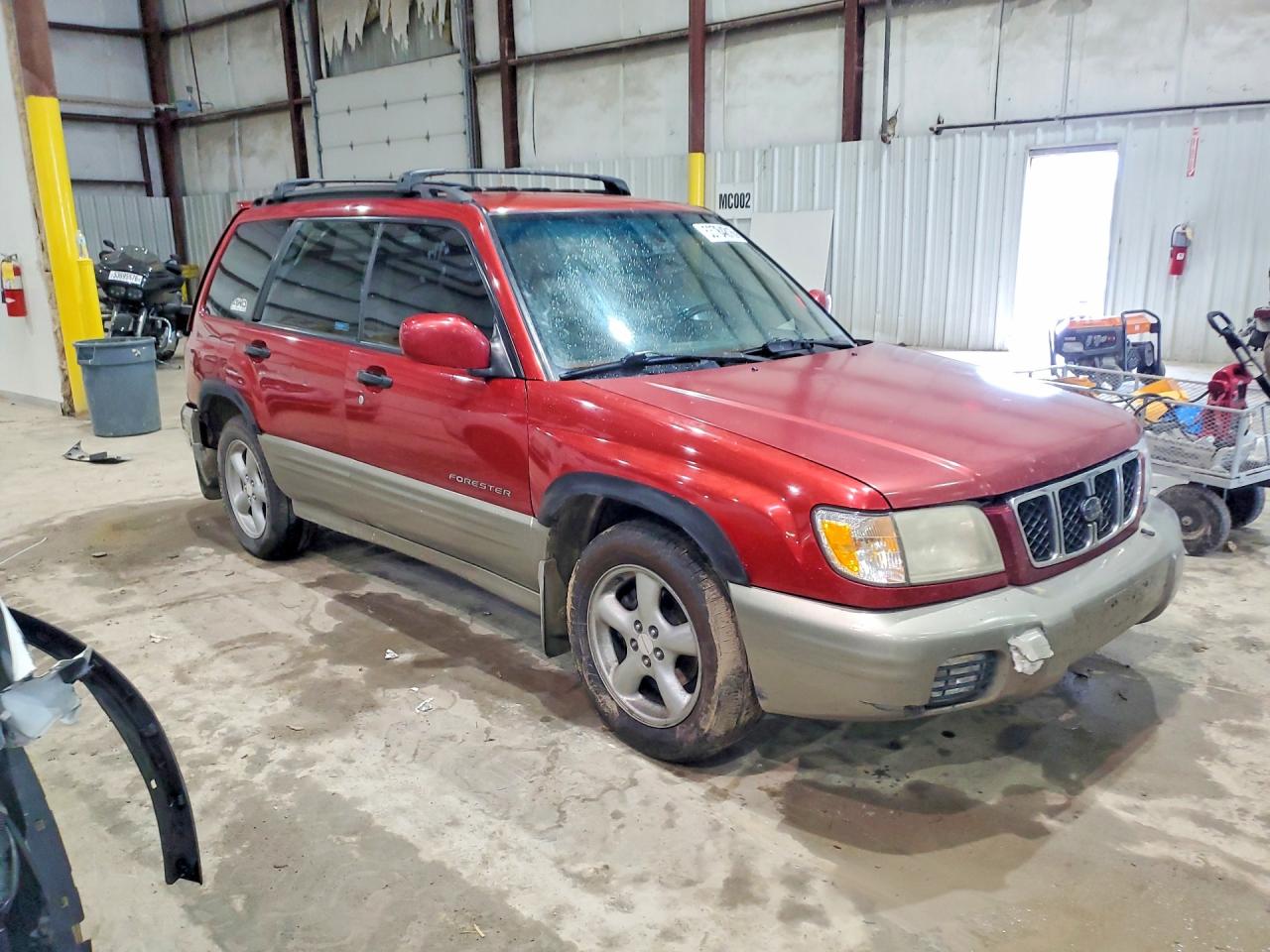 2001 Subaru Forester S Burgundy vin: JF1SF65581H745912