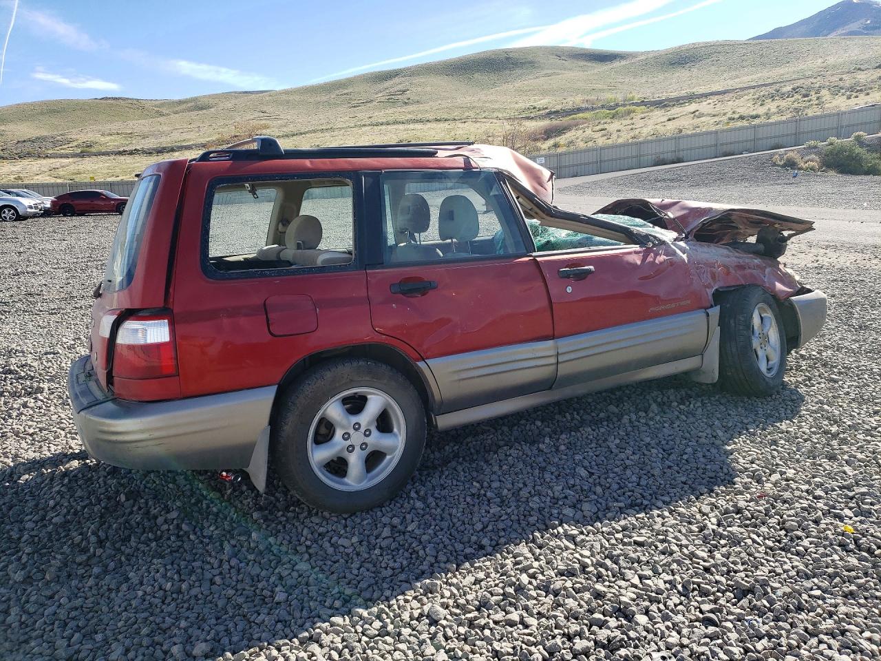 2002 Subaru Forester S Red vin: JF1SF65592G742041