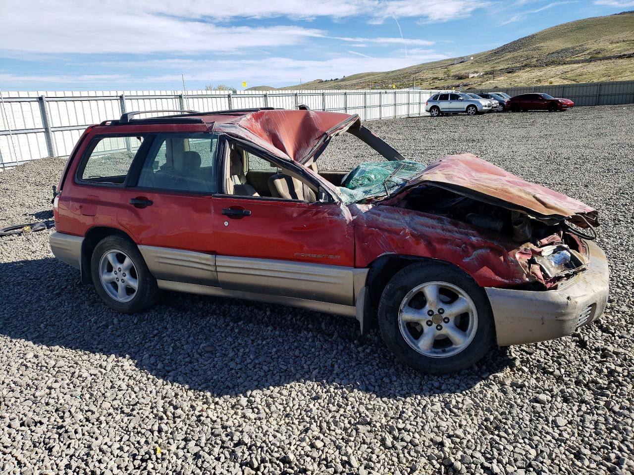 2002 Subaru Forester S Red vin: JF1SF65592G742041
