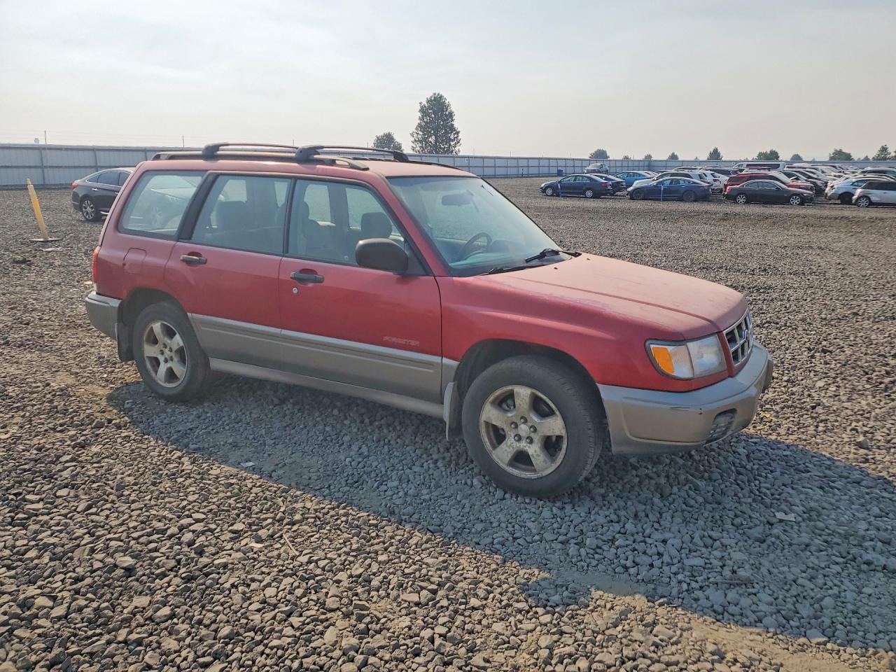 1999 Subaru Forester S Red vin: JF1SF6559XH723247
