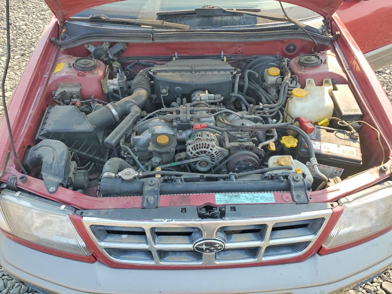1999 Subaru Forester S Red vin: JF1SF6559XH723247