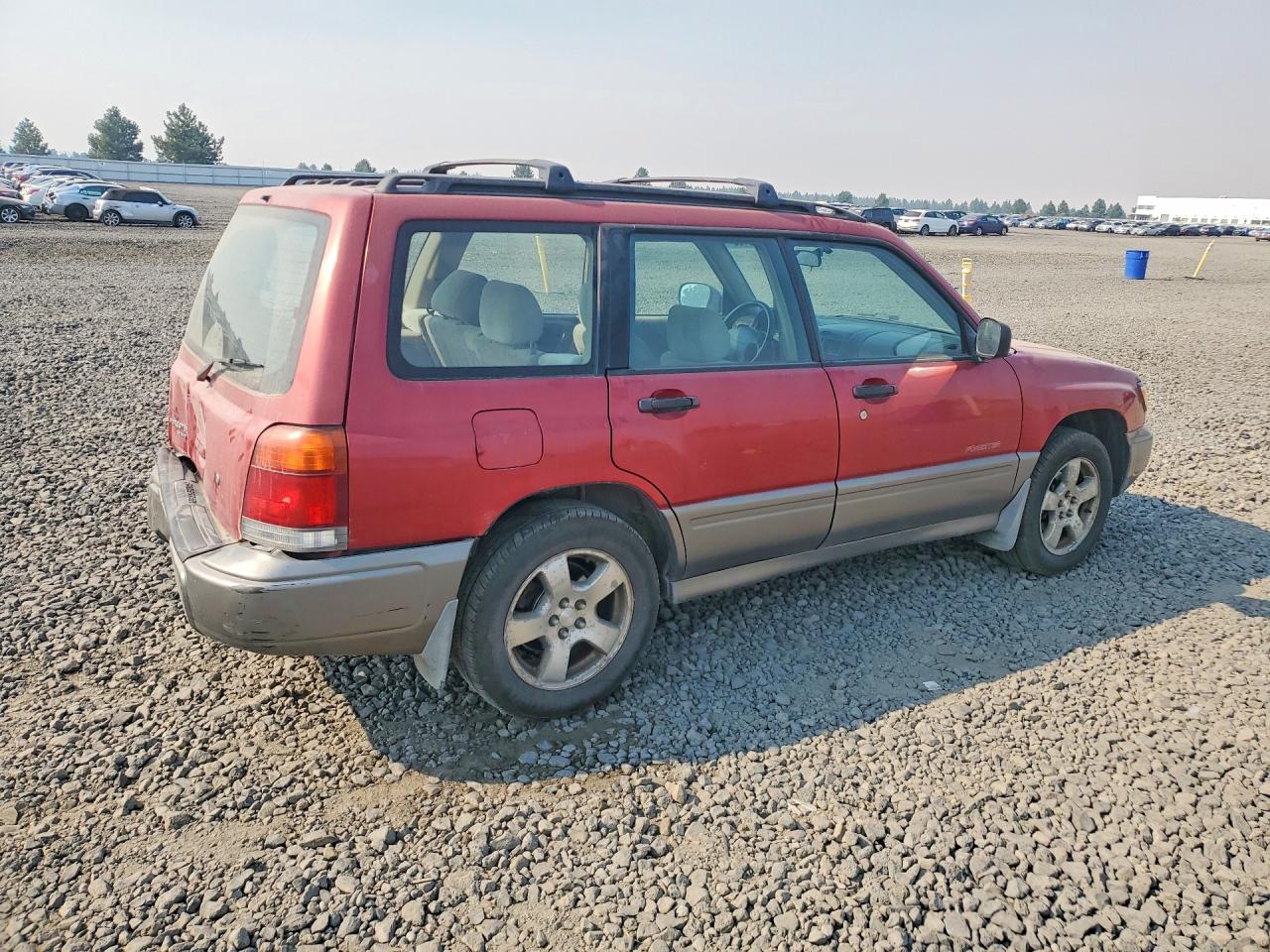 1999 Subaru Forester S Red vin: JF1SF6559XH723247