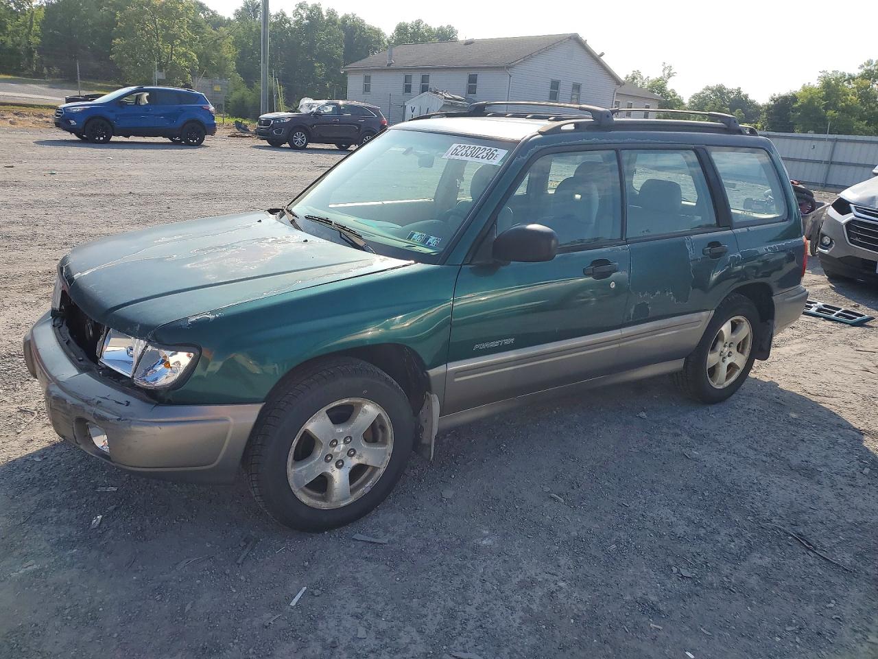 1999 Subaru Forester S Green vin: JF1SF6559XH730022