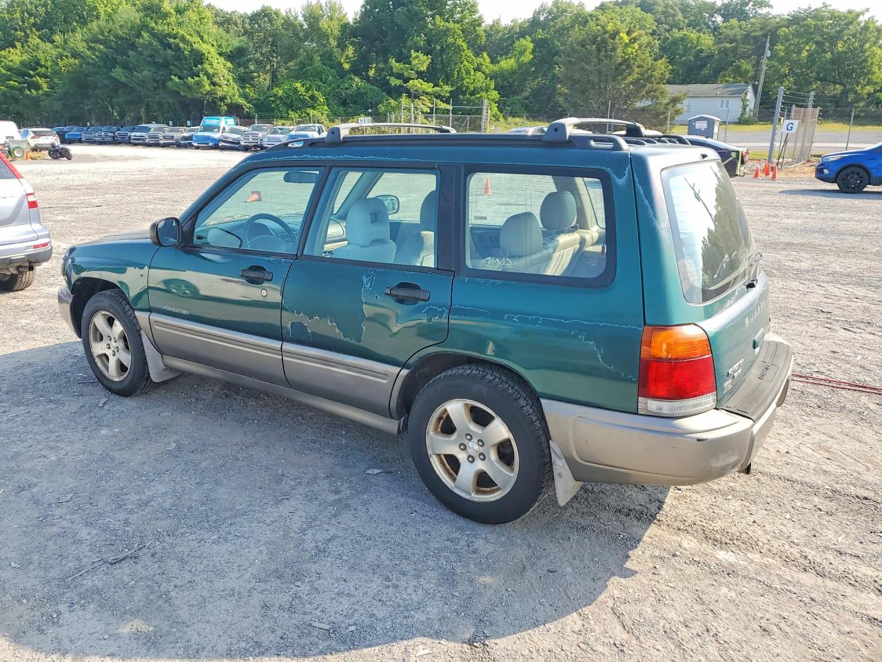 1999 Subaru Forester S Green vin: JF1SF6559XH730022