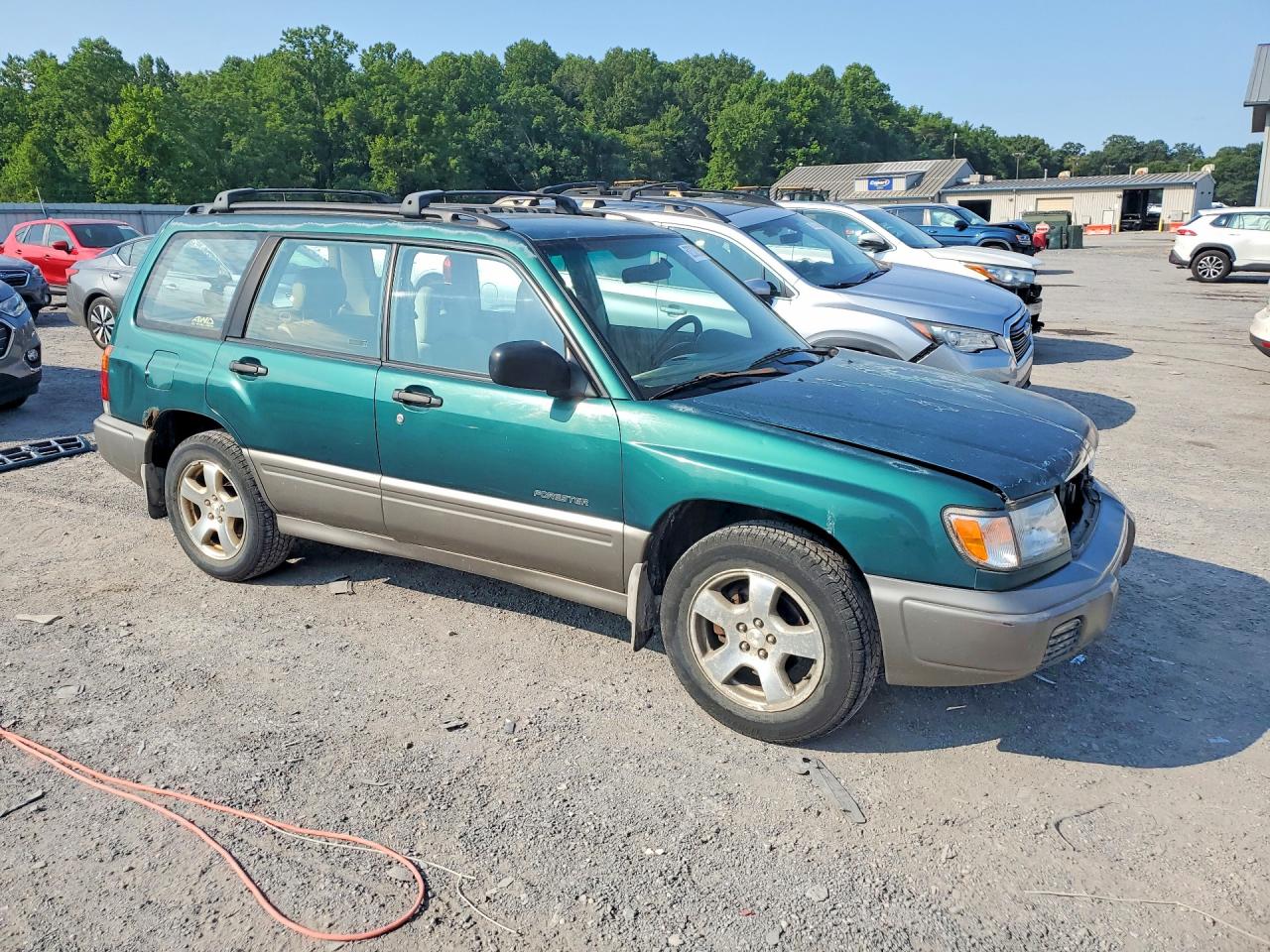 1999 Subaru Forester S Green vin: JF1SF6559XH730022