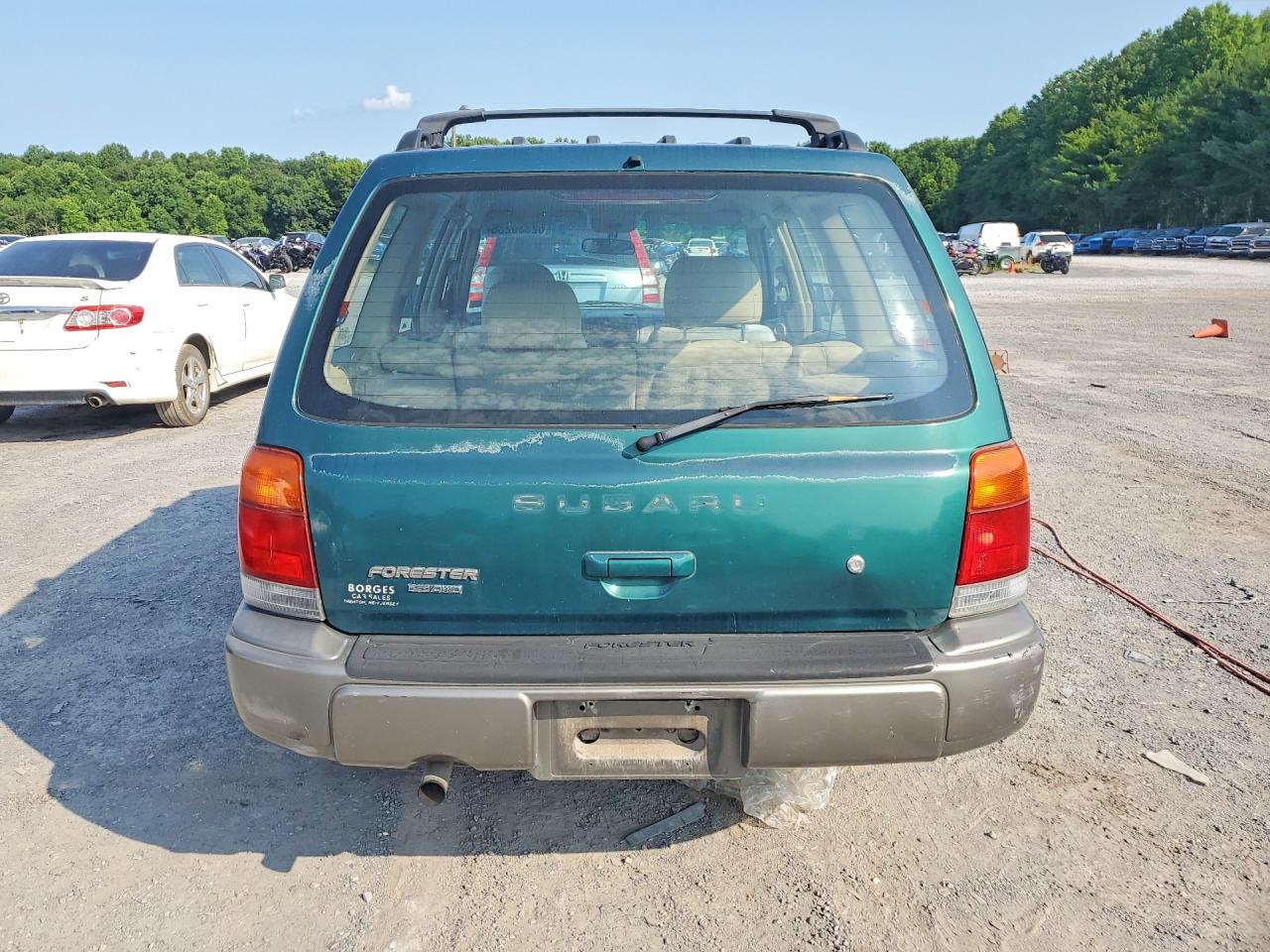 1999 Subaru Forester S Green vin: JF1SF6559XH730022