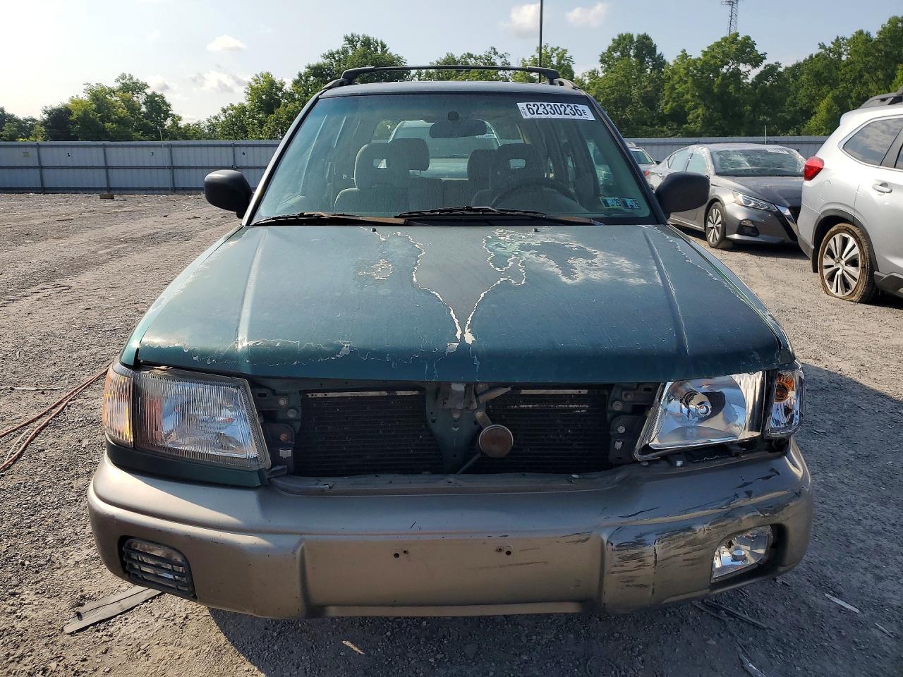 1999 Subaru Forester S Green vin: JF1SF6559XH730022