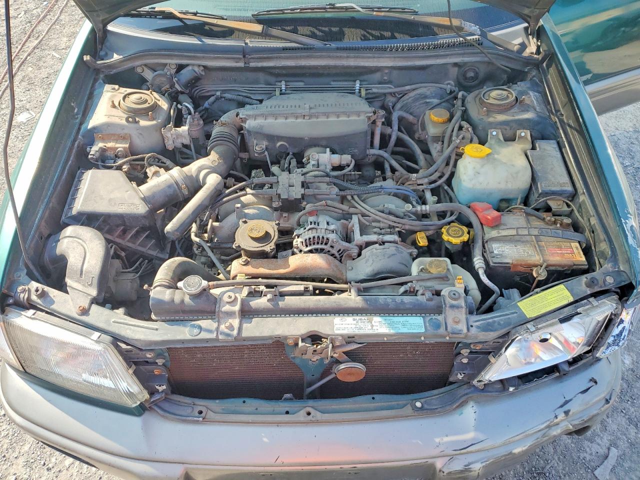 1999 Subaru Forester S Green vin: JF1SF6559XH730022