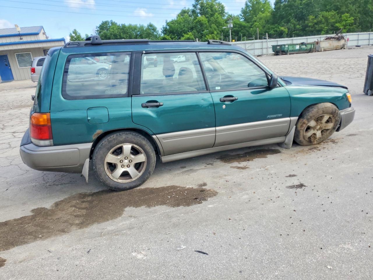 1999 Subaru Forester S Зеленый vin: JF1SF6559XH732675