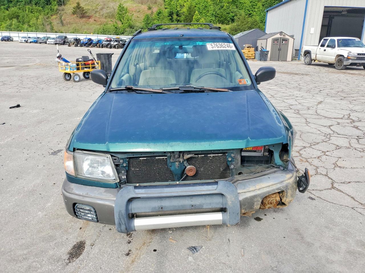 1999 Subaru Forester S Зеленый vin: JF1SF6559XH732675