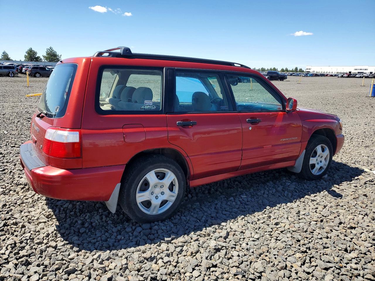 2001 Subaru Forester S Red vin: JF1SF65601H751518