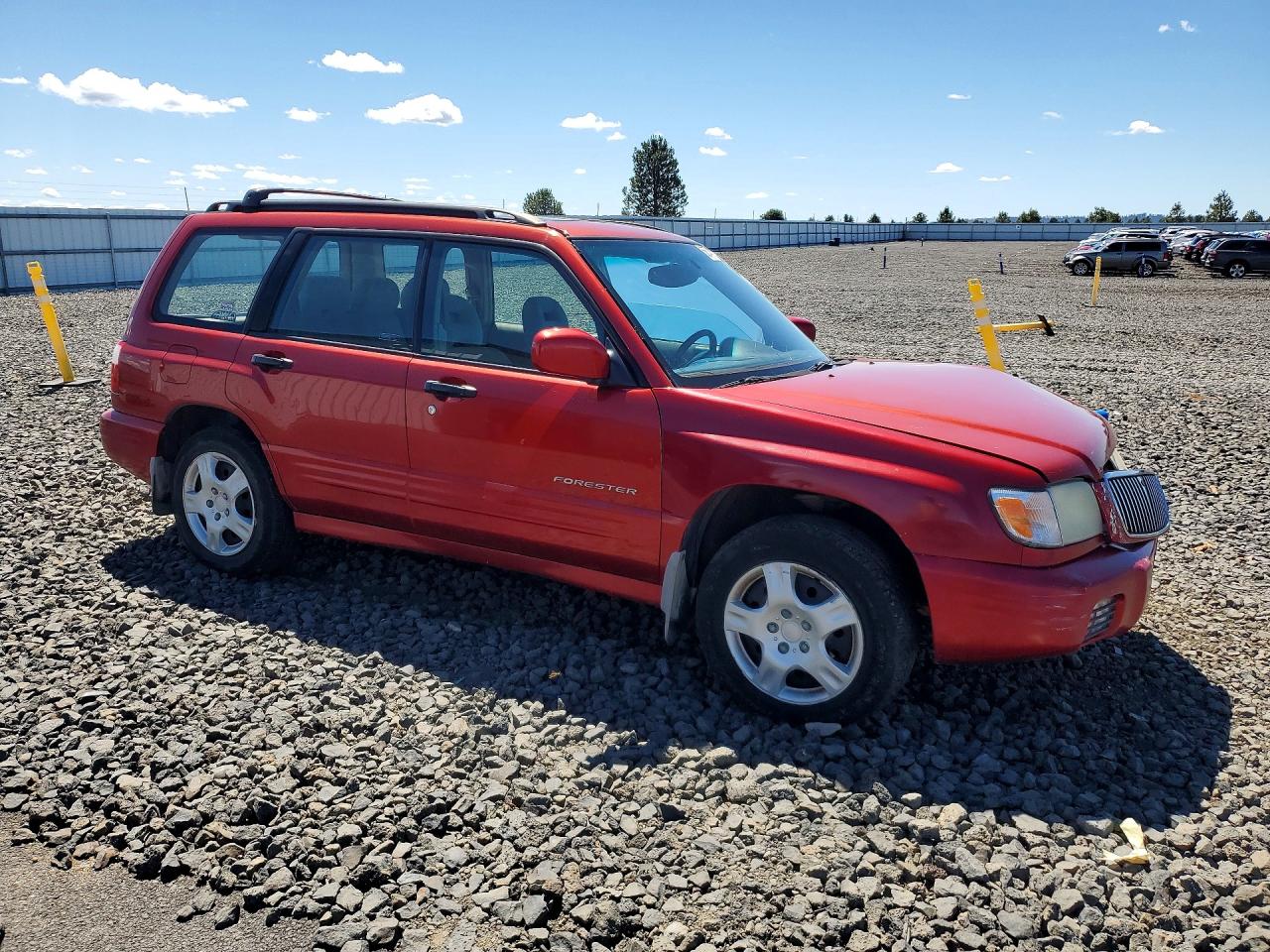 2001 Subaru Forester S Red vin: JF1SF65601H751518