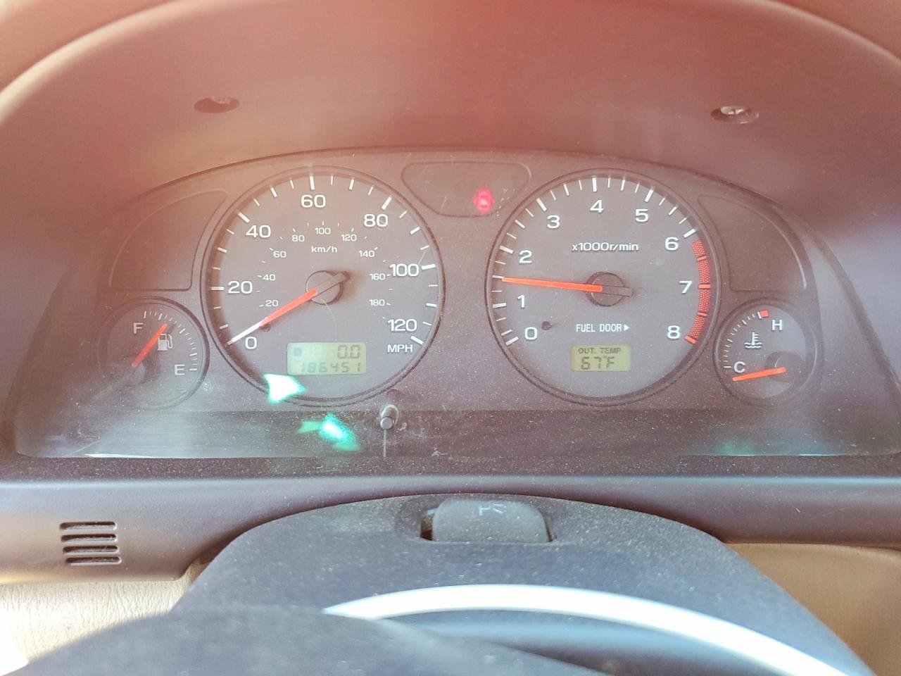 2001 Subaru Forester S Red vin: JF1SF65601H751518