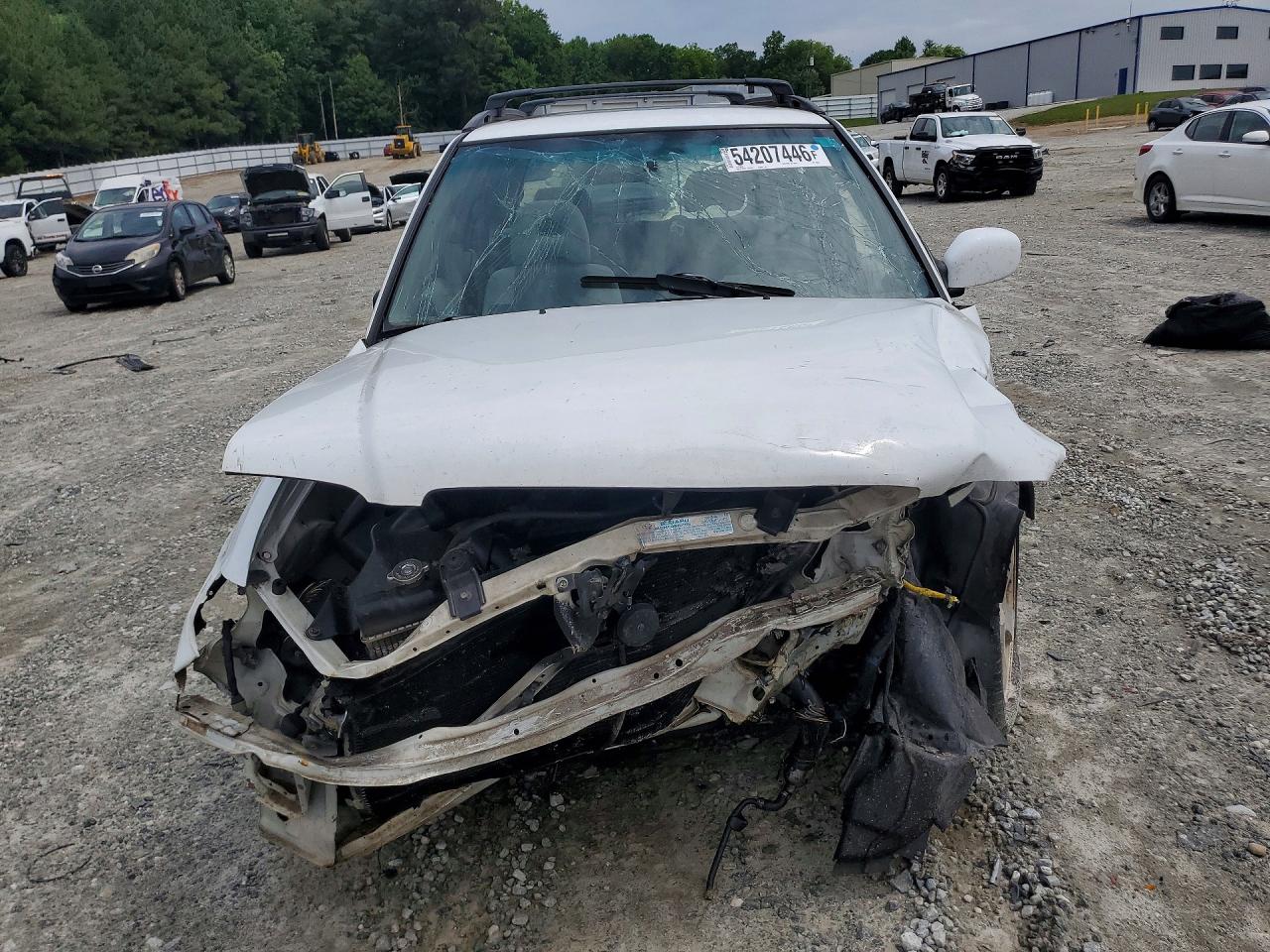 2002 Subaru Forester S White vin: JF1SF65632H709815