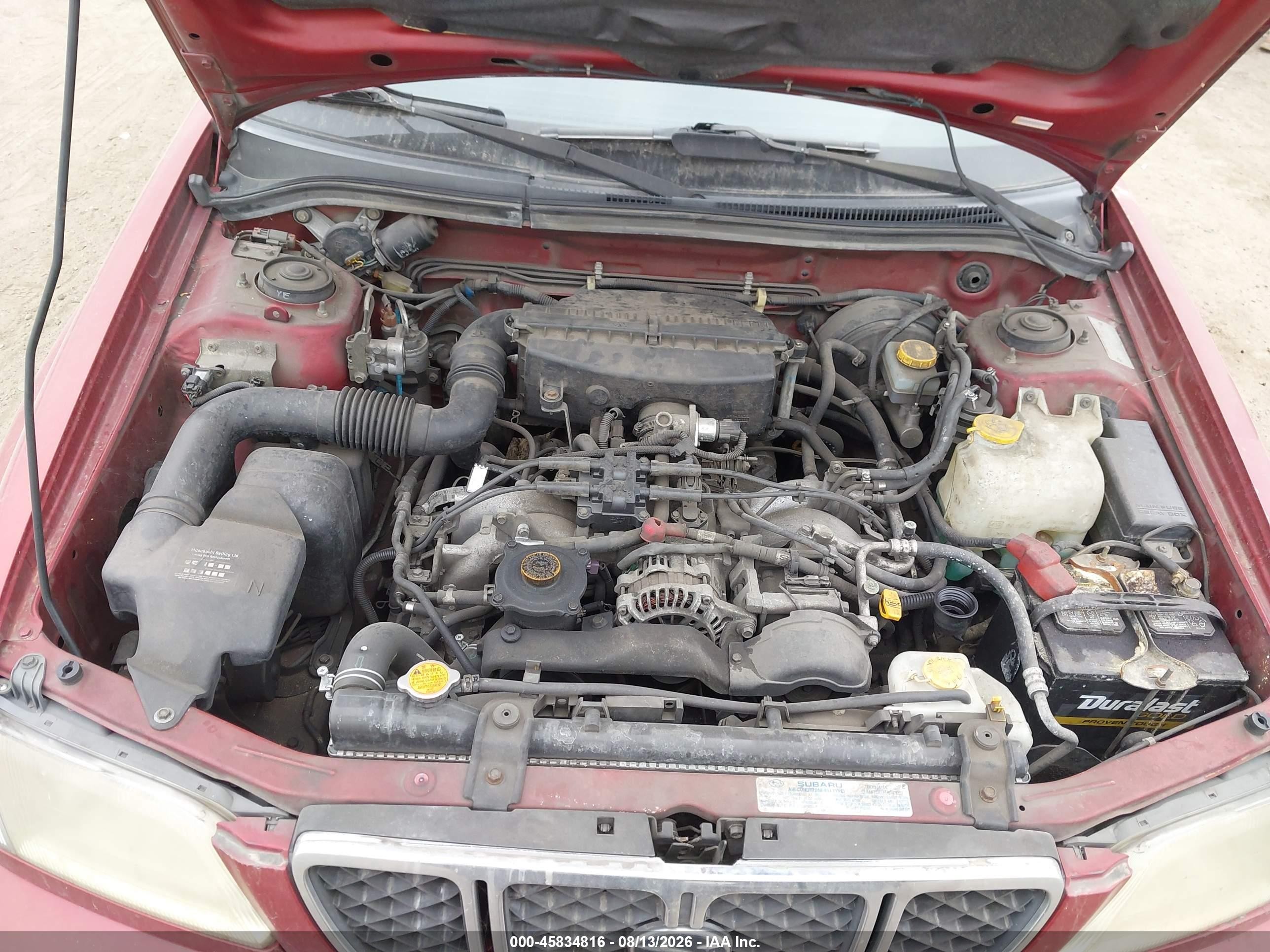2002 Subaru Forester S Red vin: JF1SF65672H731624