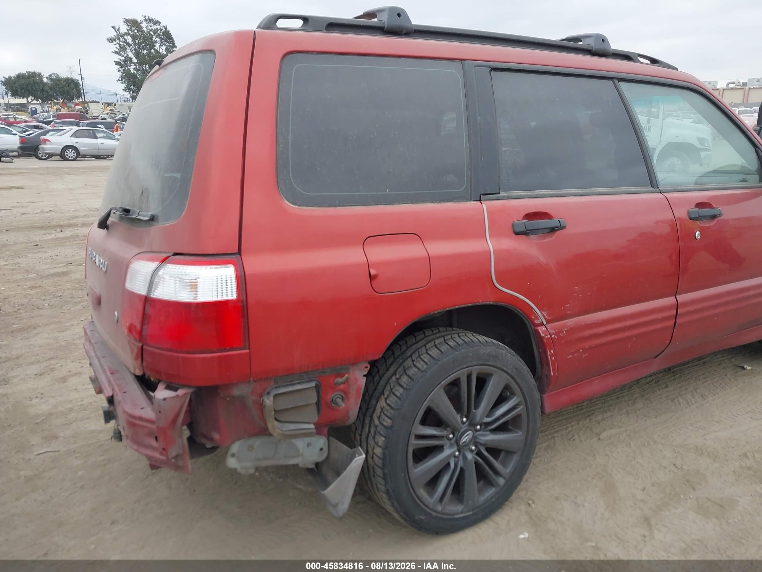 2002 Subaru Forester S Red vin: JF1SF65672H731624