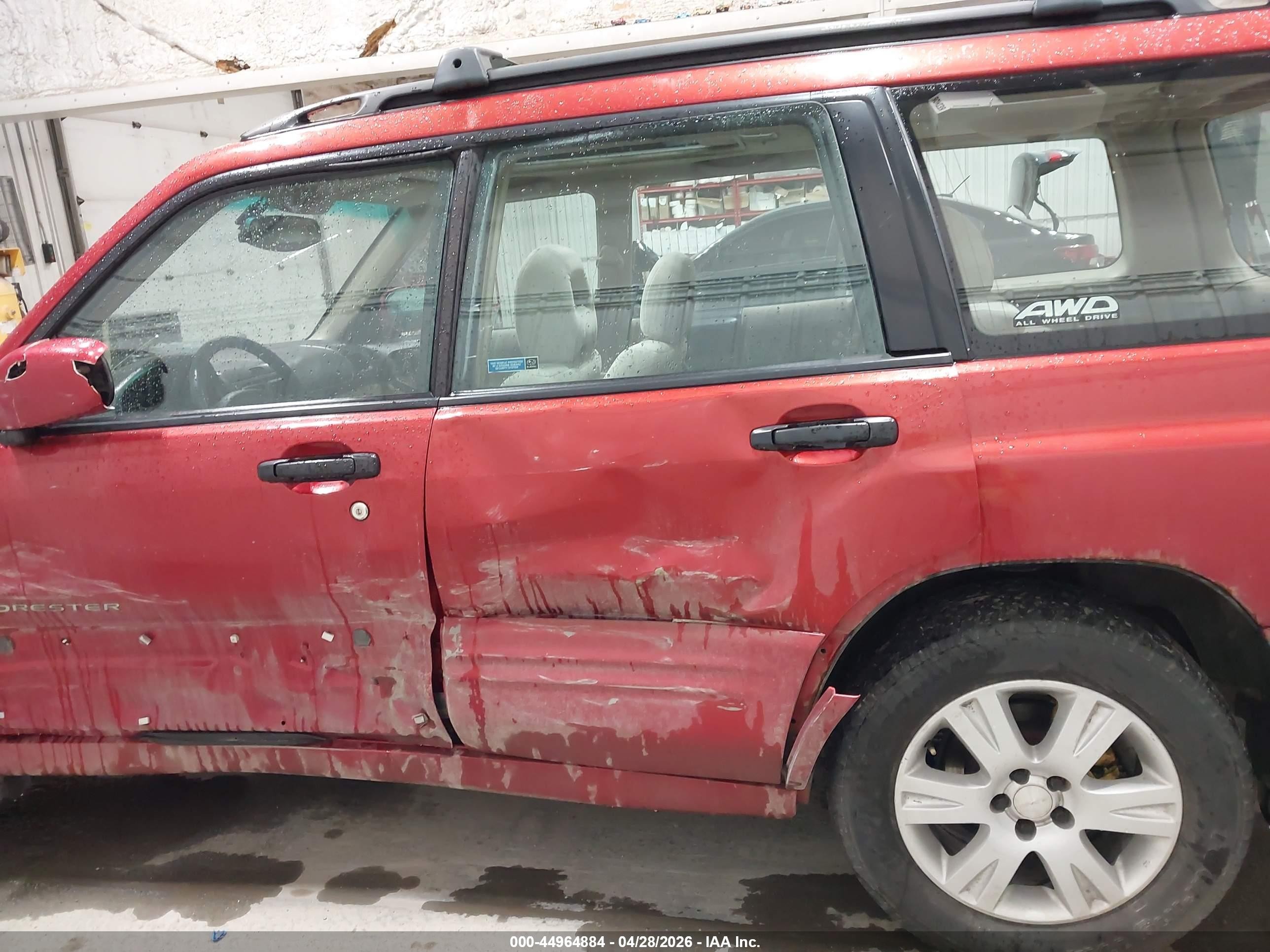 2001 Subaru Forester S Red vin: JF1SF65681H735471