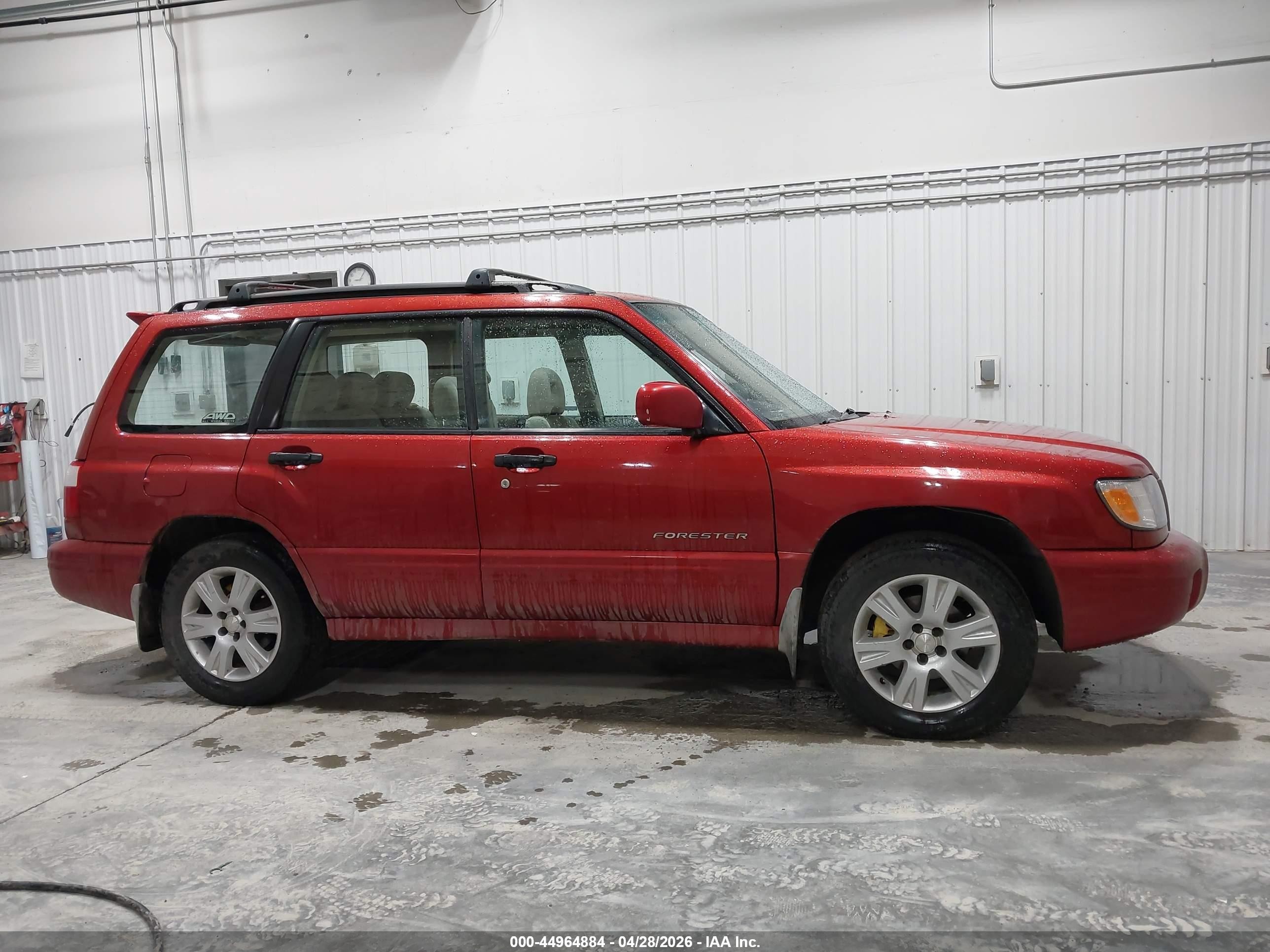2001 Subaru Forester S Red vin: JF1SF65681H735471