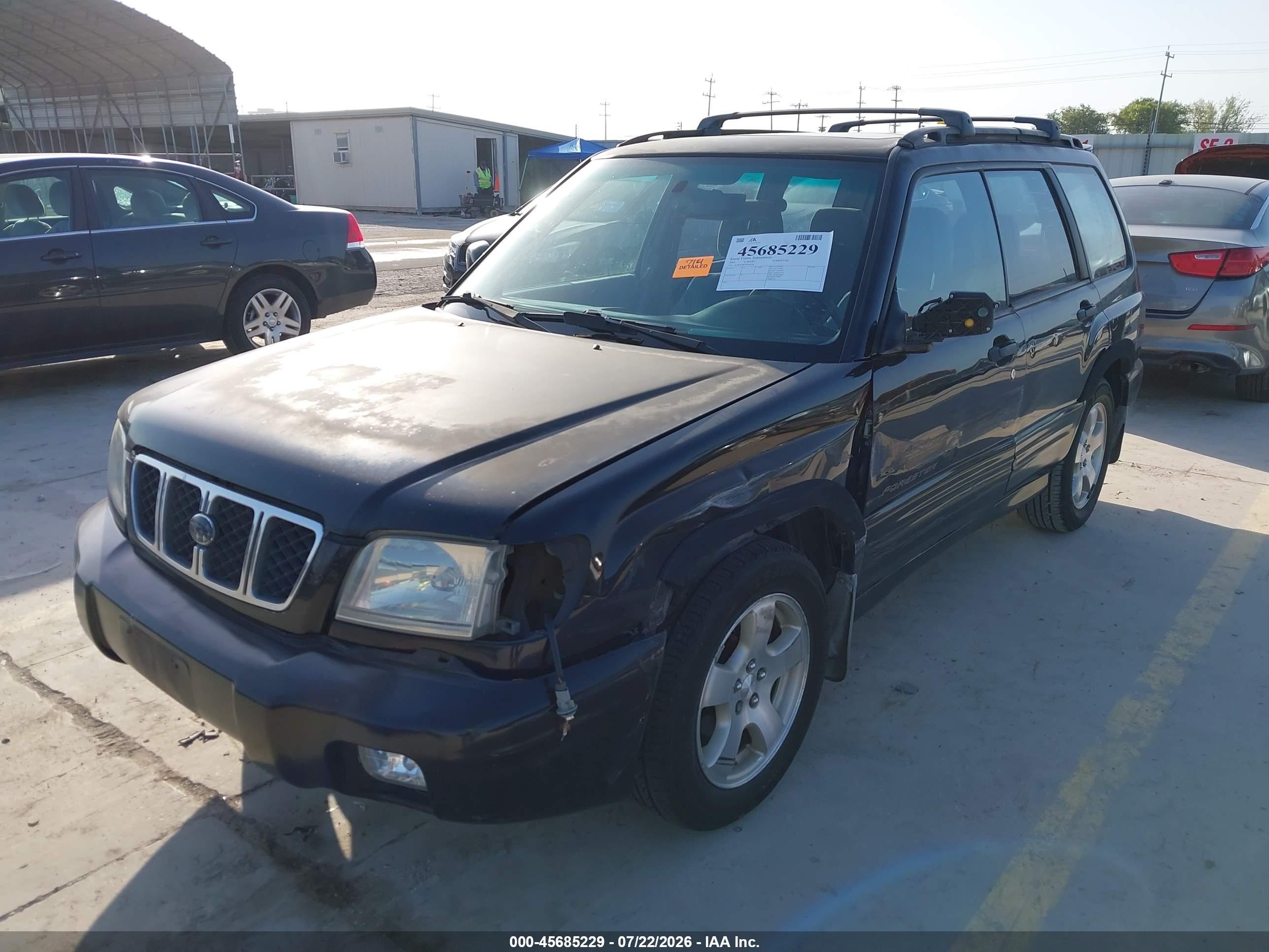 2001 Subaru Forester S Black vin: JF1SF65681H746728