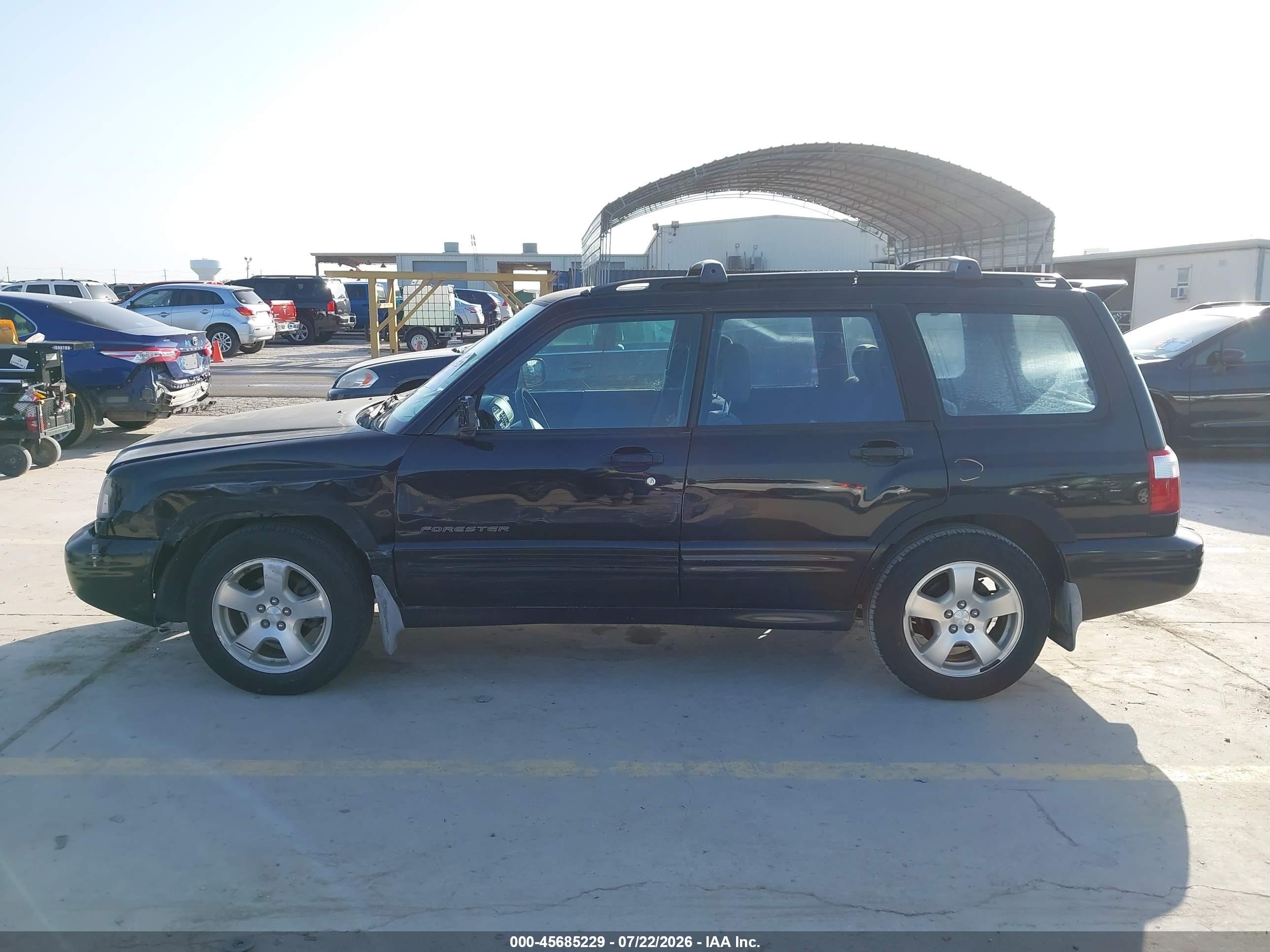 2001 Subaru Forester S Black vin: JF1SF65681H746728