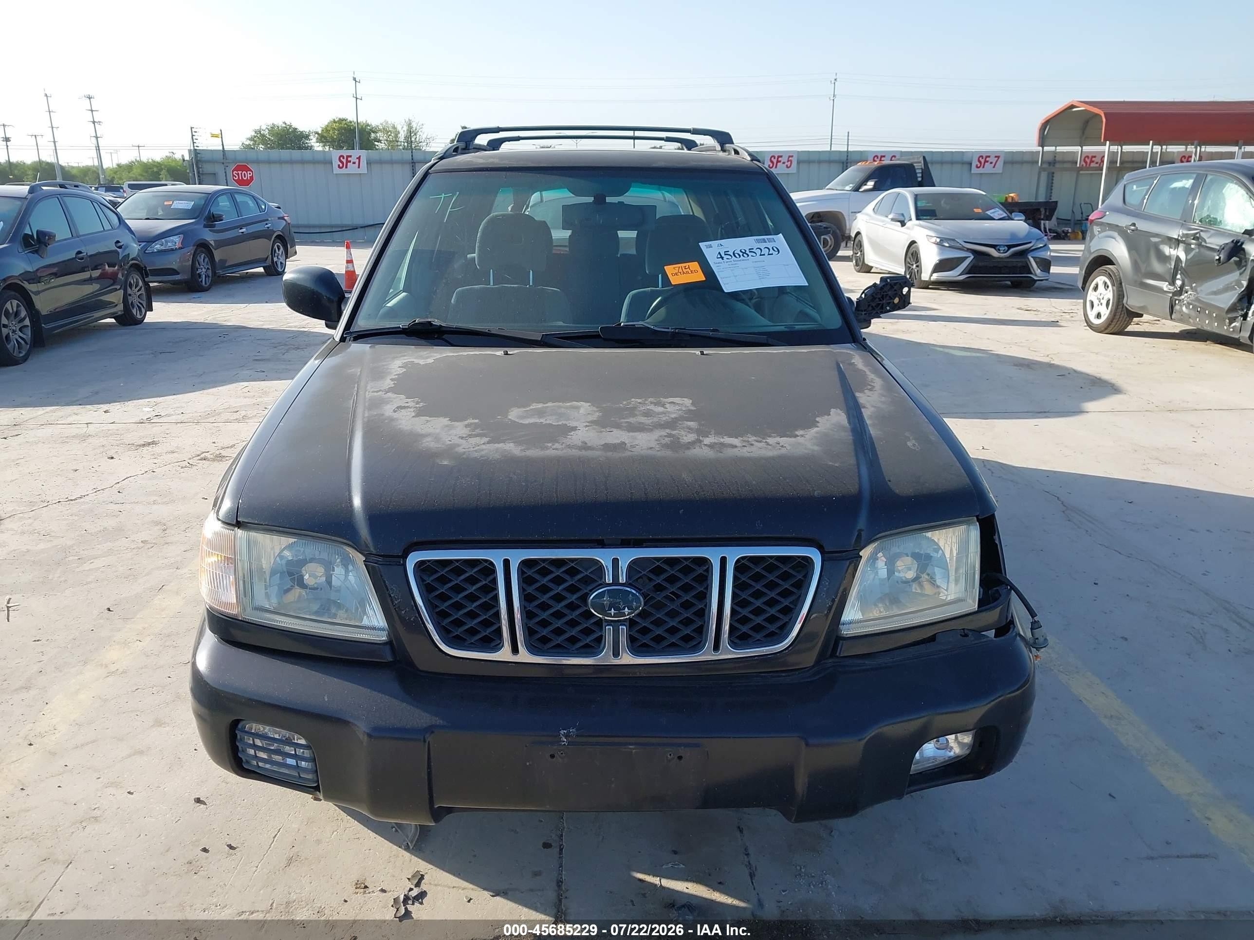 2001 Subaru Forester S Black vin: JF1SF65681H746728