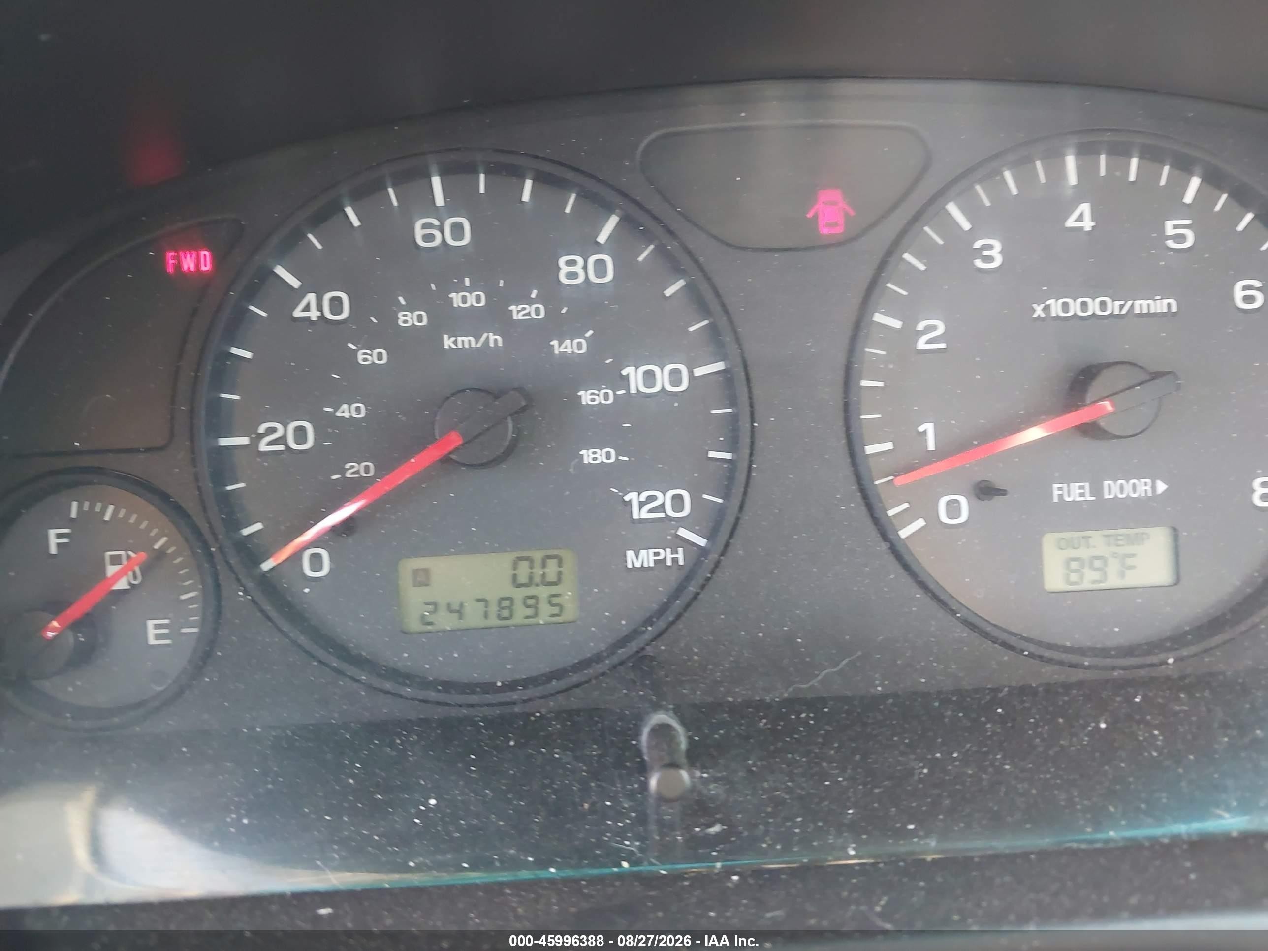 2002 Subaru Forester S Silver vin: JF1SF65682H715657