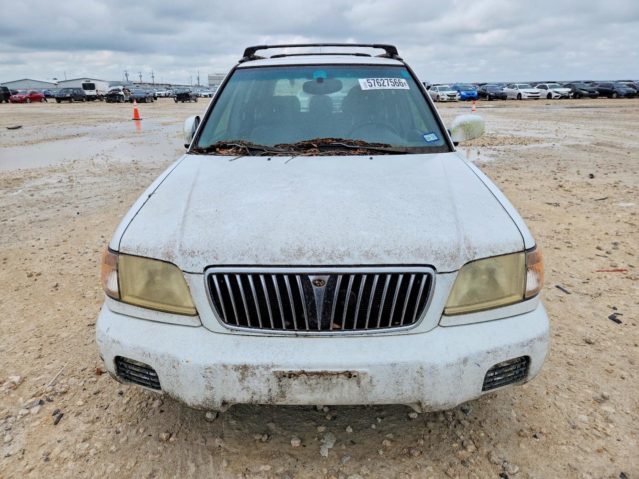 2001 Subaru Forester S White vin: JF1SF656X1H745452