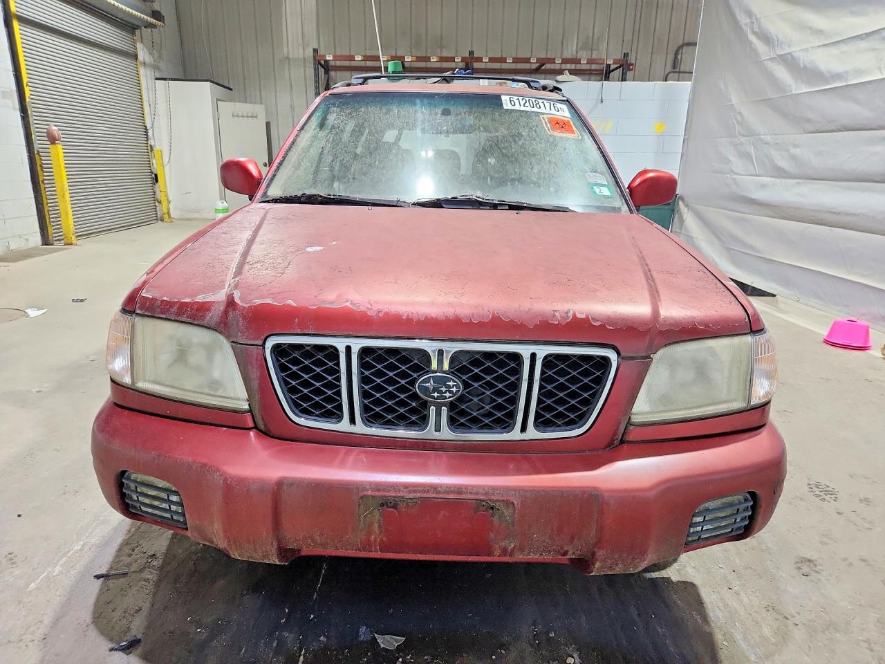 2002 Subaru Forester S Red vin: JF1SF656X2H730399