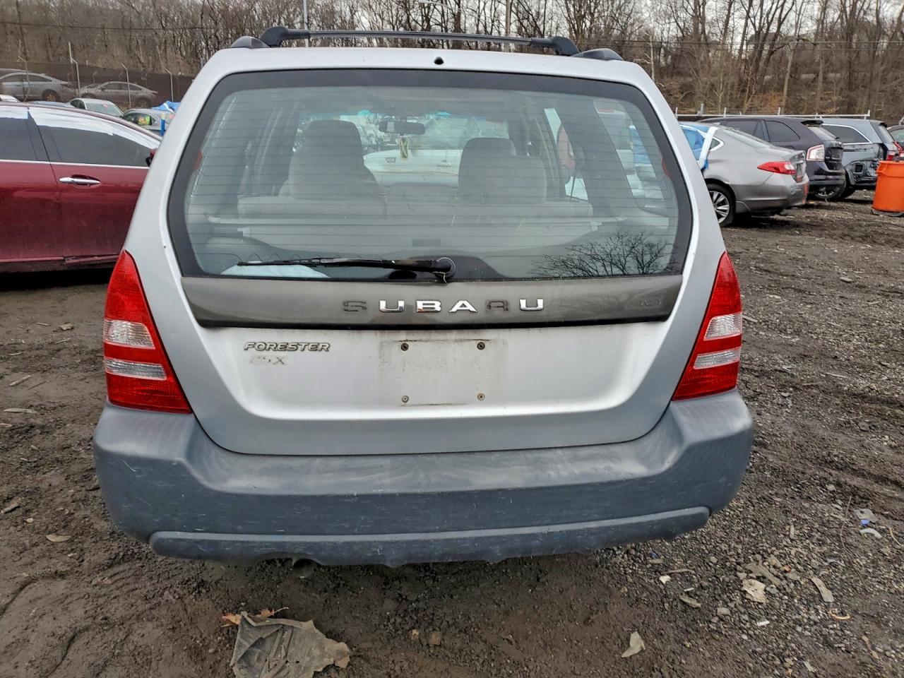 2003 Subaru Forester 2.5x Серебряный vin: JF1SG63603H701947