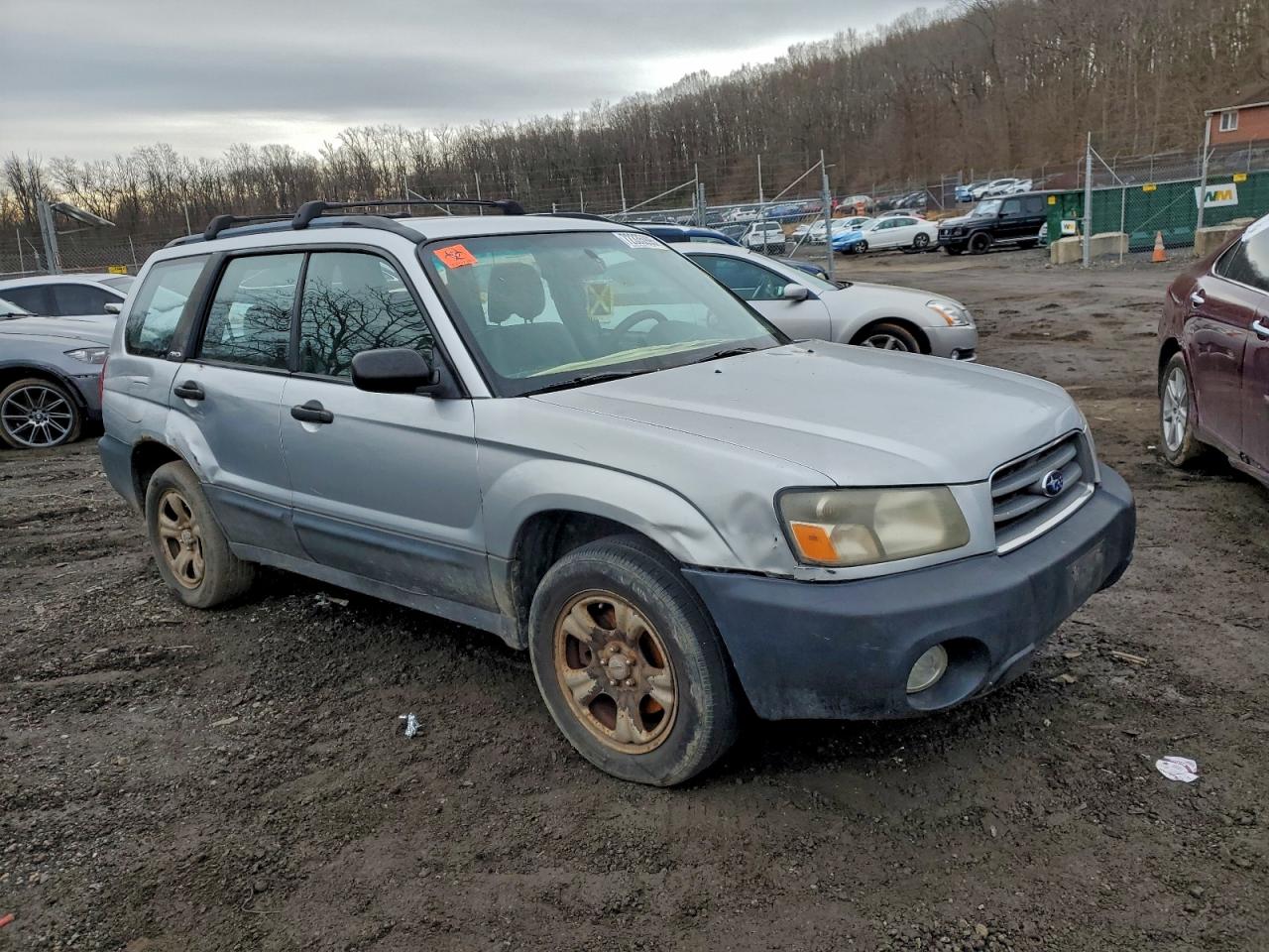 2003 Subaru Forester 2.5x Серебряный vin: JF1SG63603H701947
