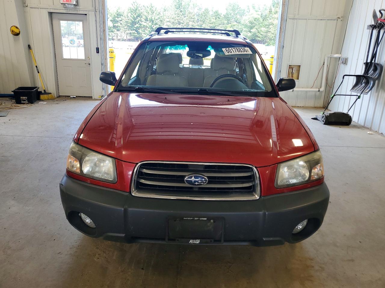 2003 Subaru Forester 2.5x Burgundy vin: JF1SG63603H742238