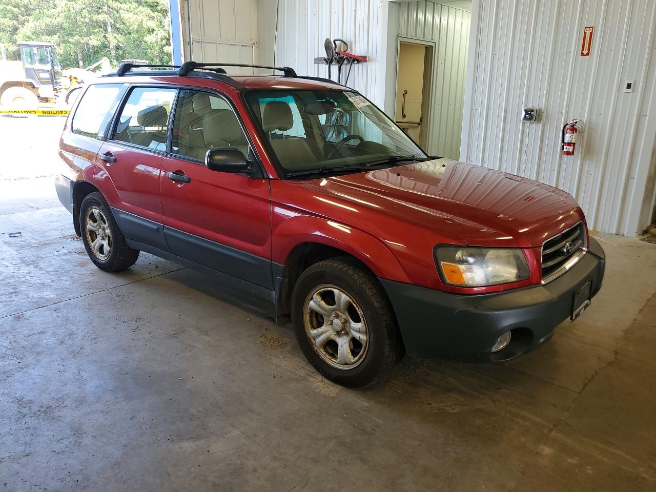 2003 Subaru Forester 2.5x Burgundy vin: JF1SG63603H742238