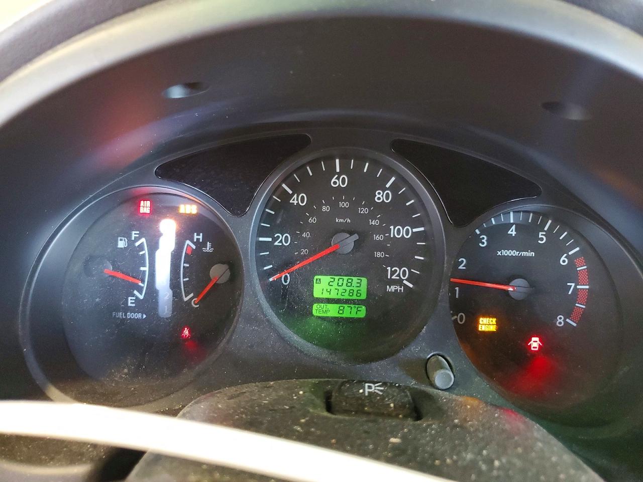 2003 Subaru Forester 2.5x Burgundy vin: JF1SG63603H742238