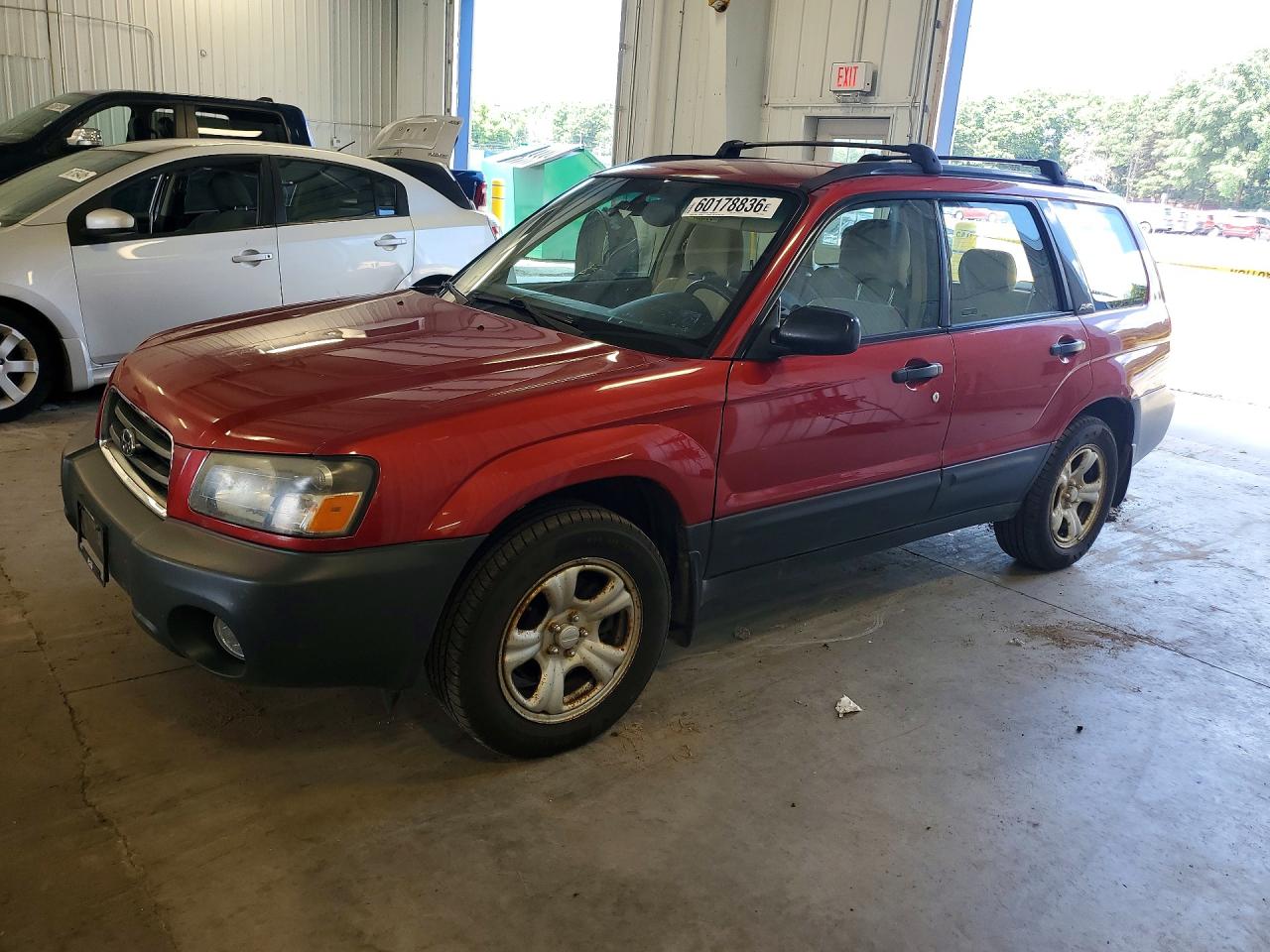2003 Subaru Forester 2.5x Burgundy vin: JF1SG63603H742238