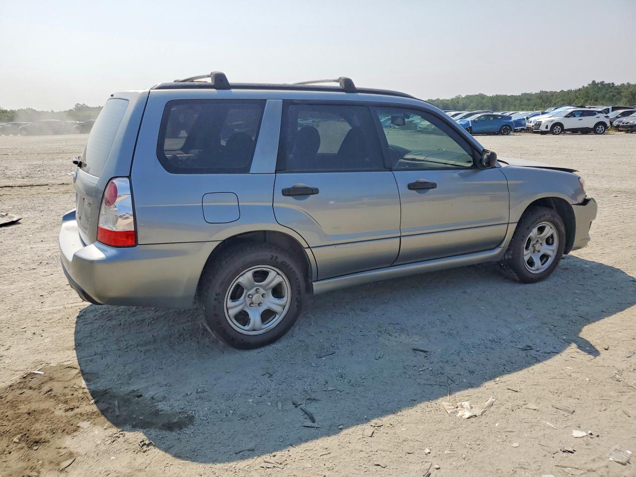 2007 Subaru Forester 2.5x Gray vin: JF1SG63607H735019