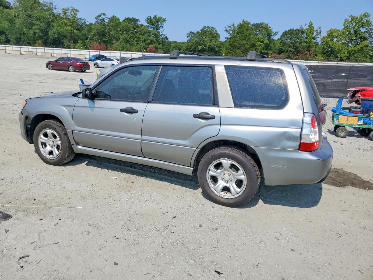 2007 Subaru Forester 2.5x Gray vin: JF1SG63607H735019