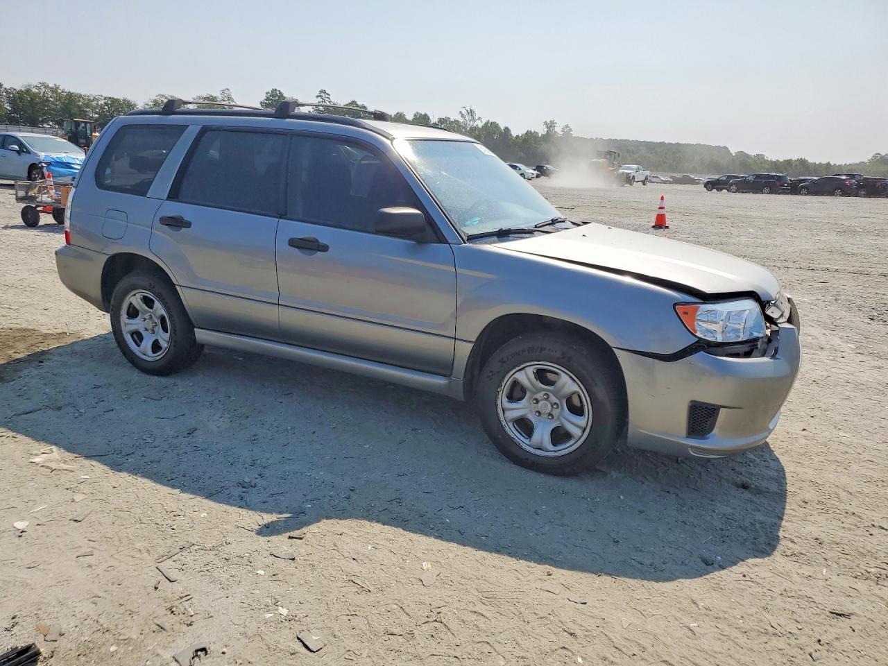 2007 Subaru Forester 2.5x Gray vin: JF1SG63607H735019