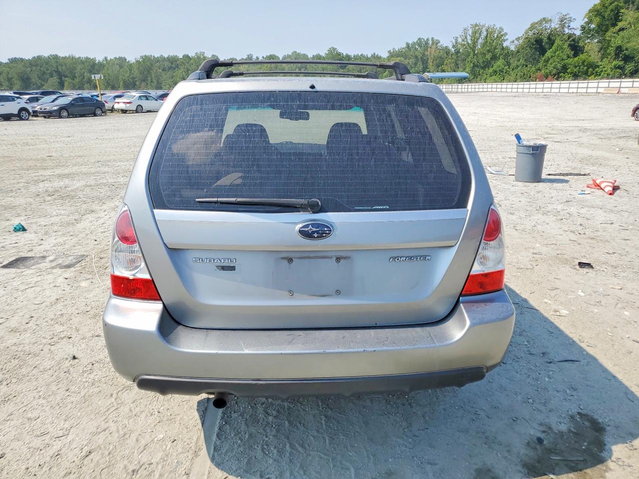 2007 Subaru Forester 2.5x Gray vin: JF1SG63607H735019