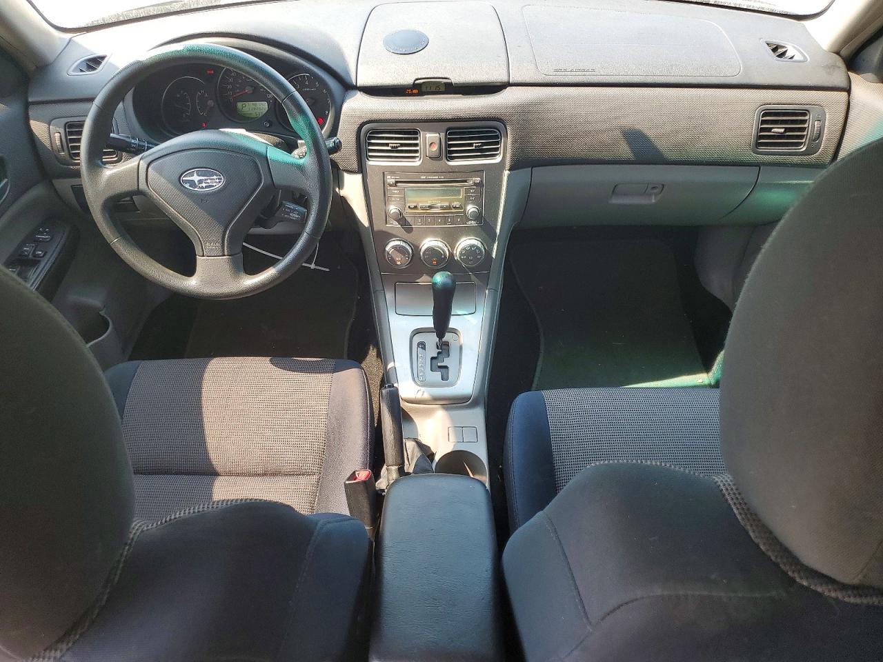 2007 Subaru Forester 2.5x Gray vin: JF1SG63607H735019