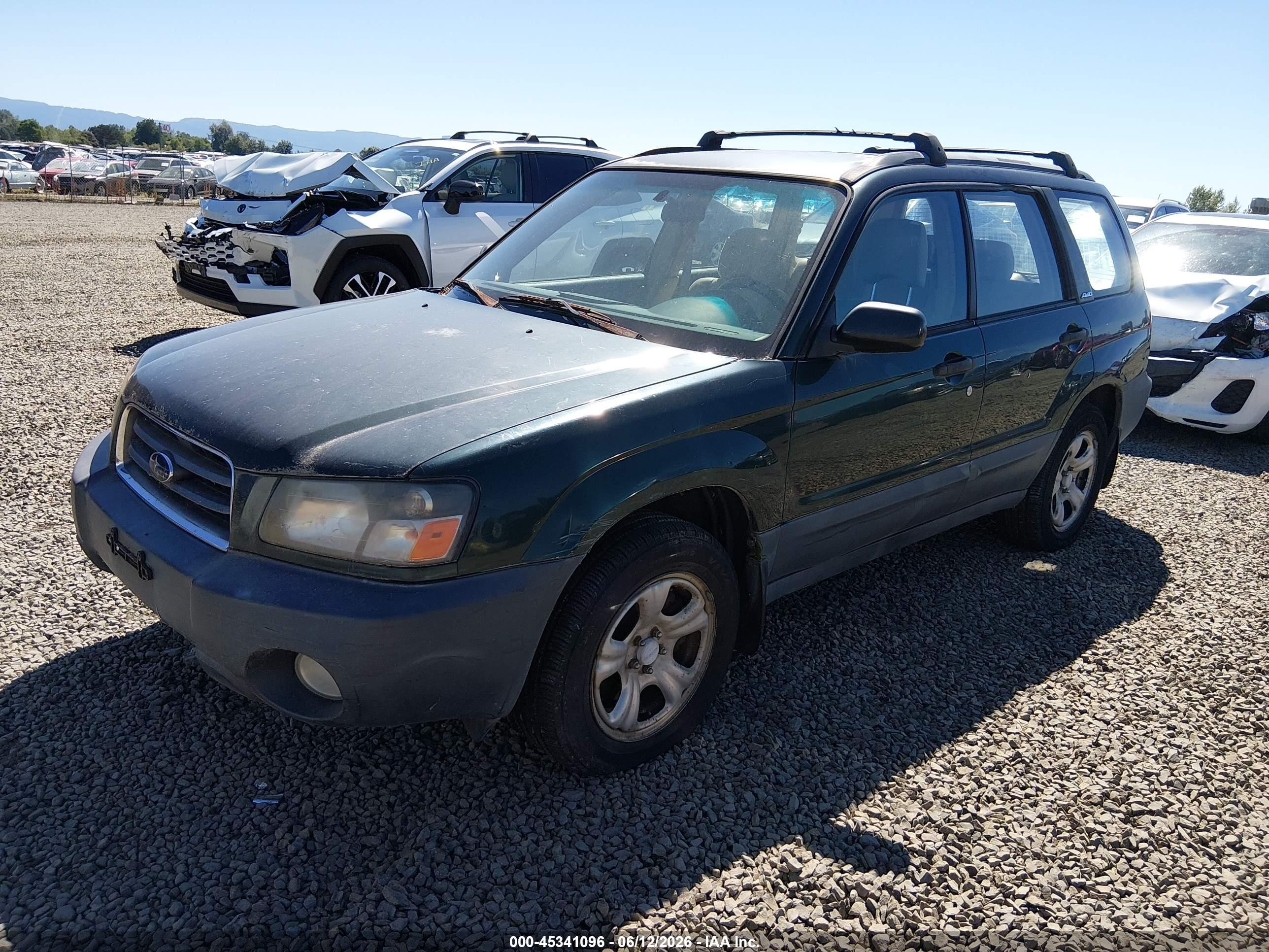 2003 Subaru Forester X Зеленый vin: JF1SG63613G712025