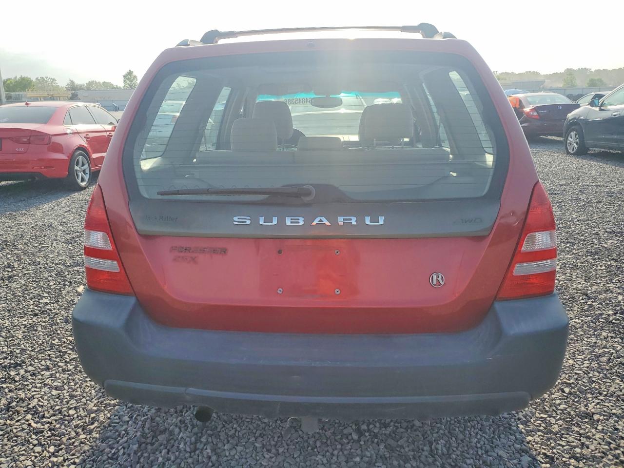 2004 Subaru Forester 2.5x Burgundy vin: JF1SG63614H735056