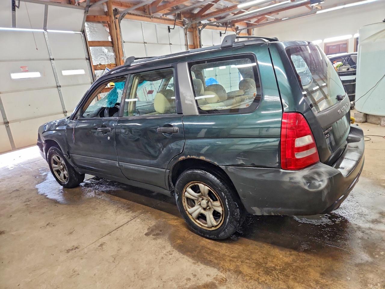 2005 Subaru Forester 2.5x Зеленый vin: JF1SG63615H737939