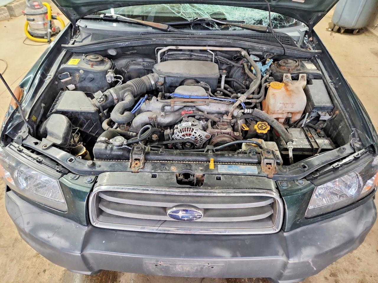 2005 Subaru Forester 2.5x Зеленый vin: JF1SG63615H737939