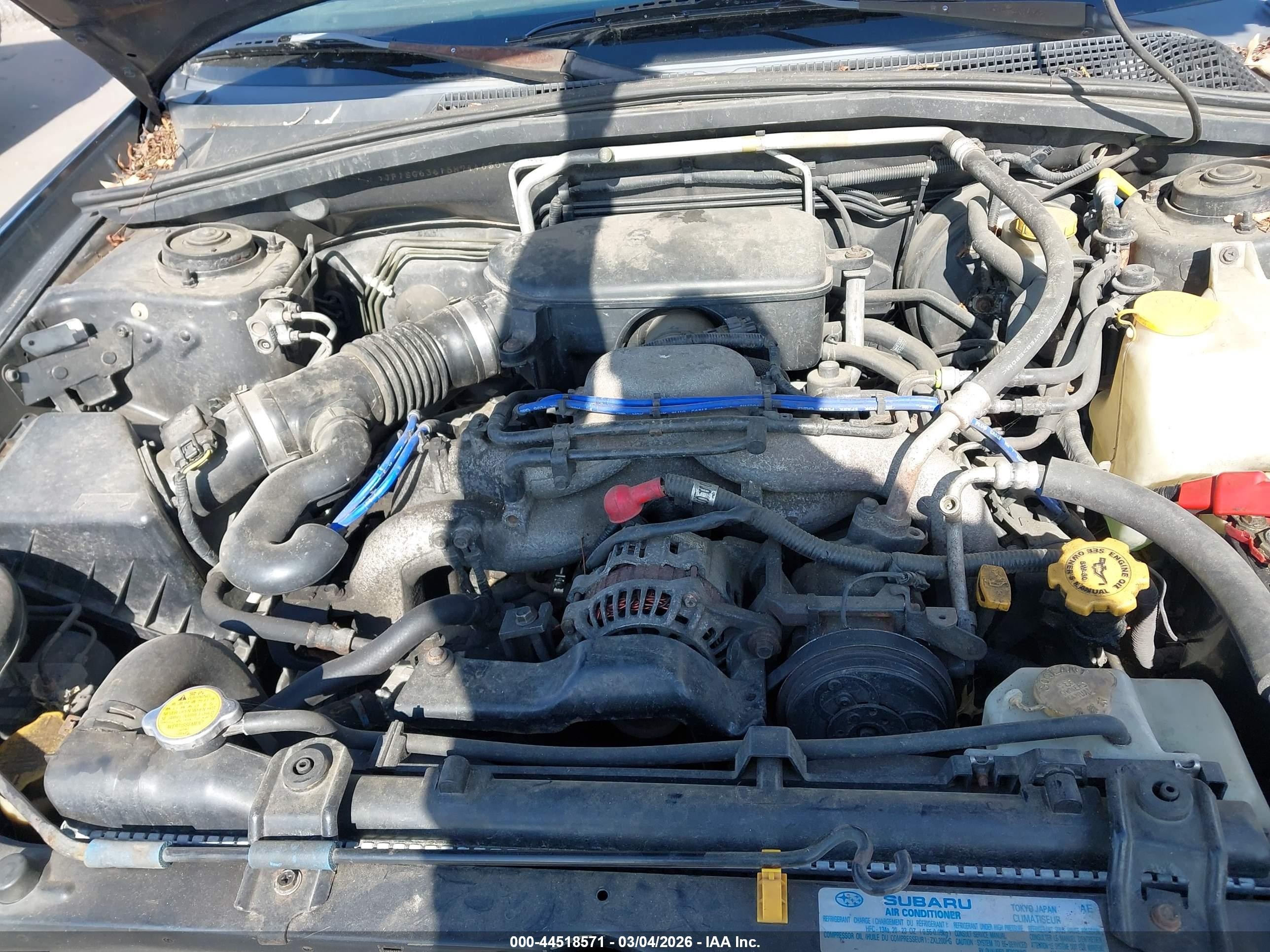 2005 Subaru Forester 2.5x Dark Blue vin: JF1SG63615H744650
