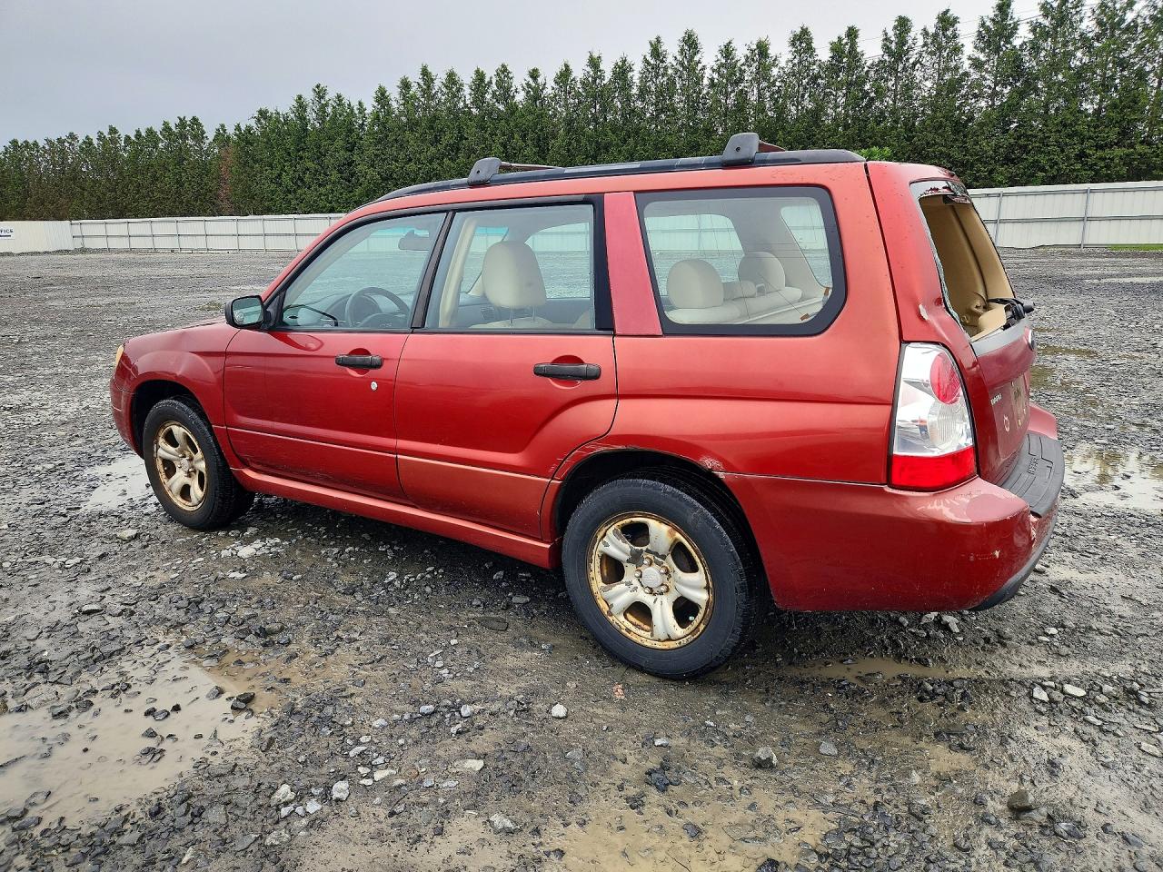 2006 Subaru Forester 2.5x Red vin: JF1SG63616H712007