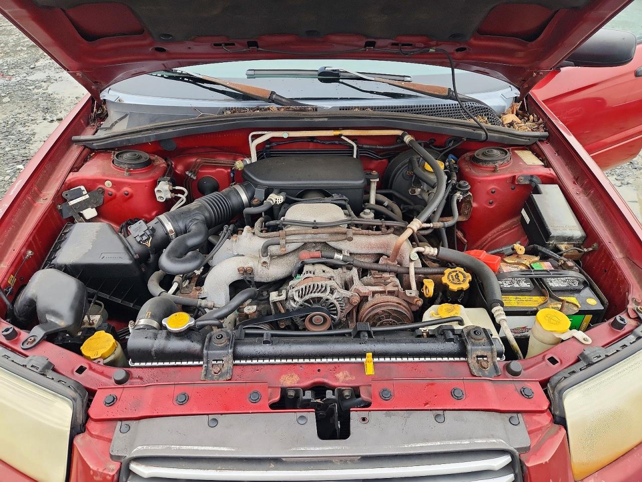 2006 Subaru Forester 2.5x Red vin: JF1SG63616H712007