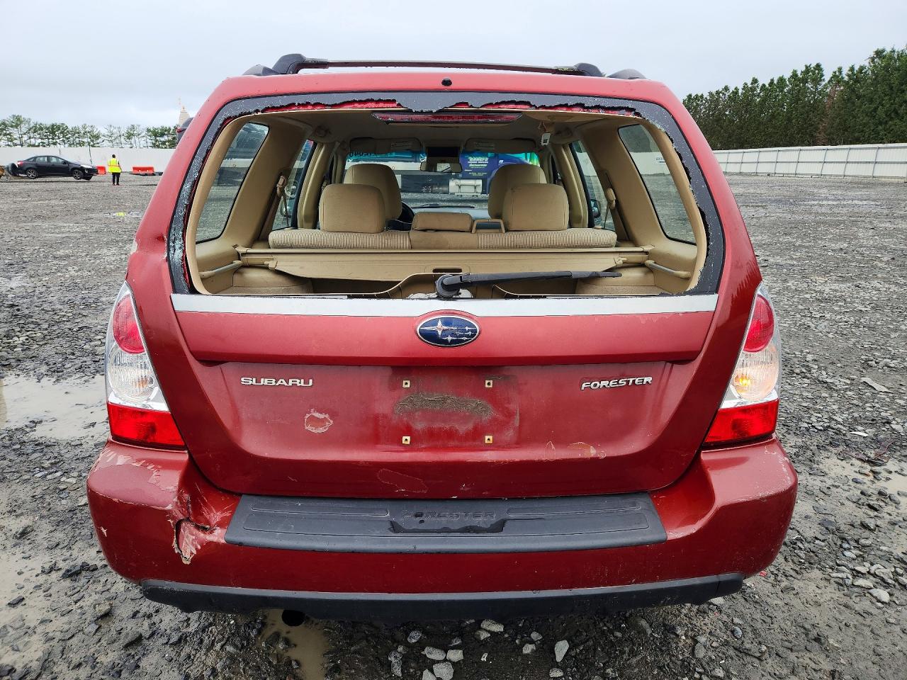 2006 Subaru Forester 2.5x Red vin: JF1SG63616H712007
