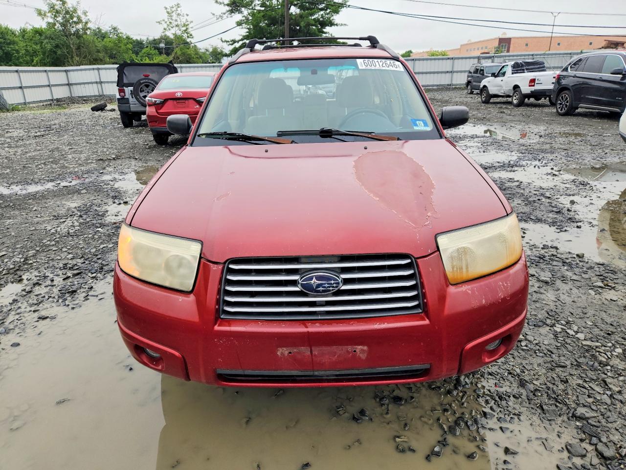 2006 Subaru Forester 2.5x Red vin: JF1SG63616H712007